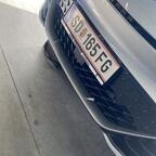 Foliertes Schwert vorne Wagenfarbe